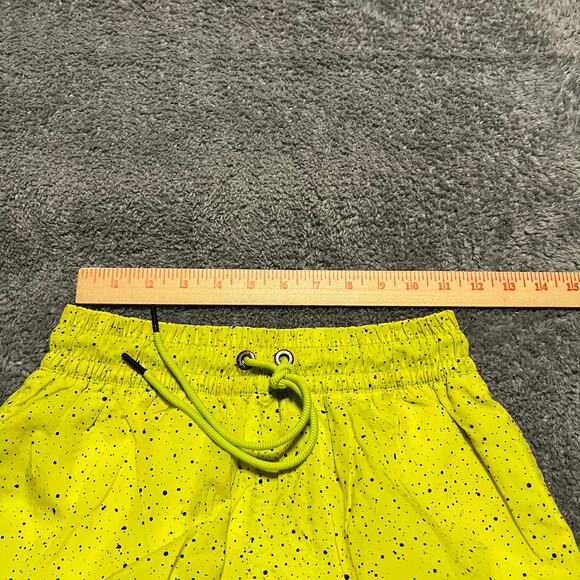 Jordan Shorts Mens Small Poolside Swim Trunks Neon Cement Swimsuit CI9133-345 - Picture 7 of 11